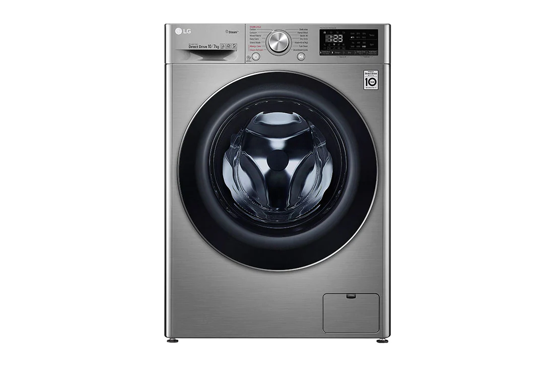 machine a laver lg 10kg 7kg sechage gris f4v5rgp2t