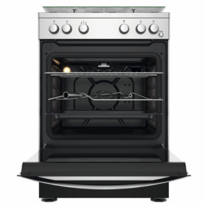 CUISINIERE INDESIT 4FEUX A GAZ 60X60 FOUR A GAZ GRIS IS67G1PCX/MEA