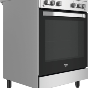CUISINIERE HOTPOINT 4FEUX A GAZ 60X60 FOUR A GAZ GRIS HS67G2PMX/IT/1