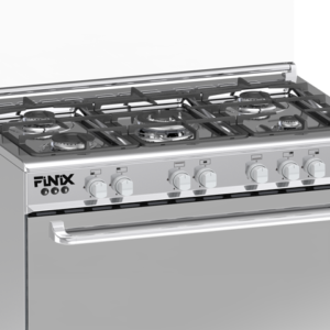 CUISINIERE FINIX 5FEUX 90X60 INOX G95NDM (62V12T2G1X)