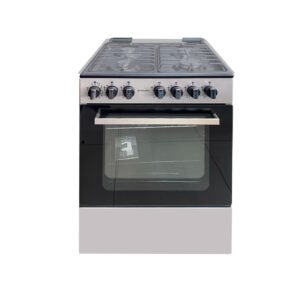 cuisiniere-enduro-4feux-6x60-a-gaz-2bouttons-controle-allumage-electrique-gris-afs6040g