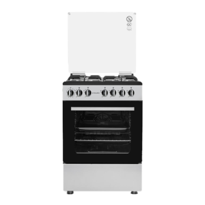 CUISINIERE ENDURO 4FEUX 6X60 A GAZ DOUBLE BOUTTON GRIS AFS6040GGSIT