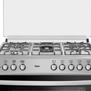 CUISINIERE FERRE 5FEUX 90X60 A GAZ GRIS F9P50G2DI