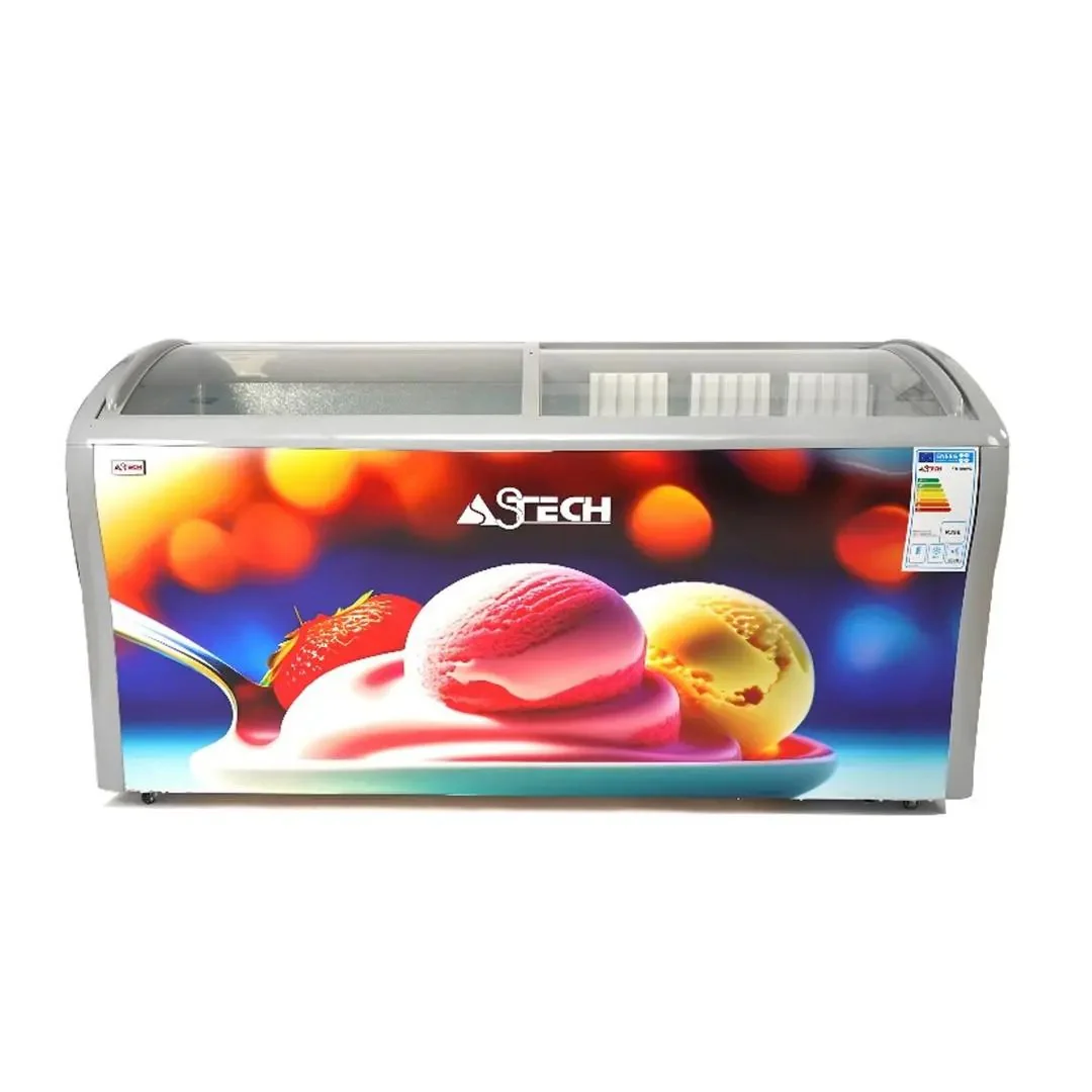 congelateur astech horizontal 600litres vitrine fh600v