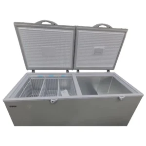 CONGELATEUR FINIX HORIZONTAL 2PORTE COFFRE 830LITRES GRIS XF650