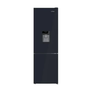 refrigerateur-astech-combine-3-tiroirs-vert-miroir-avec-fontaine-fc318cmog-262-litres-classe-a