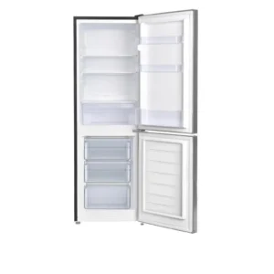 Réfrigérateur ASTECH Combiné 3 Tiroirs Vert Miroir avec Fontaine FC318CMOG – 262 Litres, Classe A+