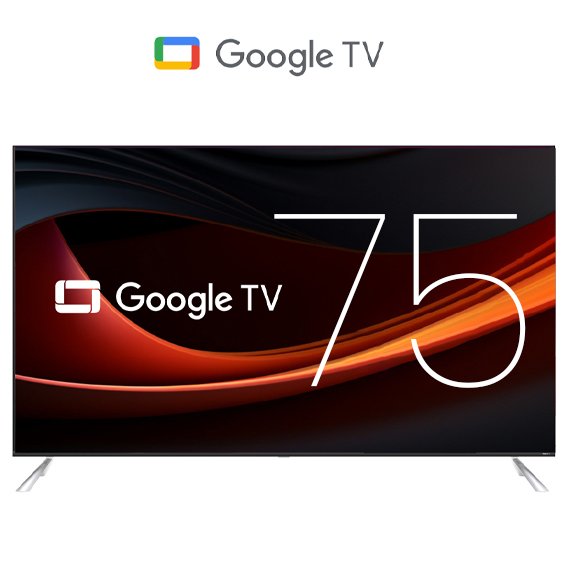 televiseur astech 75'' smart qled google tv 75gt3024d/75gt30227h