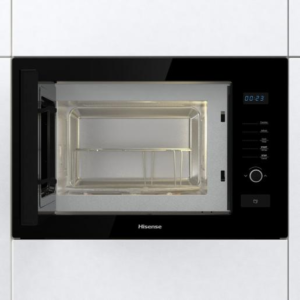 MICRO ONDE HISENSE ENCASTRABLE 25LITRES
AVEC GRILLE NOIR HB25MOBX7G