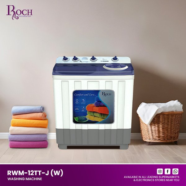 MACHINE A LAVER ROCH 12KG SEMI AUTOMATIQUE RWM120TTJ(W) img 0762