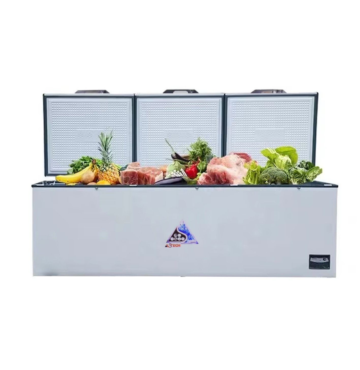 CONGELATEUR ASTECH HORIZONTAL 3PORTES 900LITRES GRIS CH920AC img 1408