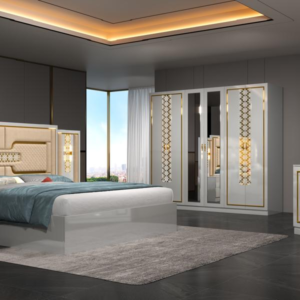chambre-a-coucher-6battants-5pieces-blanc-mc612