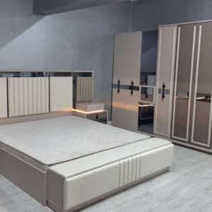 chambre-a-coucher-armoire-8battants-6pieces-beige-cubra